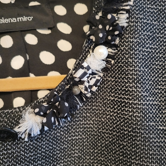 Elena Miro Plus Size 16W Jacket With Pearls - Picture 6 of 13